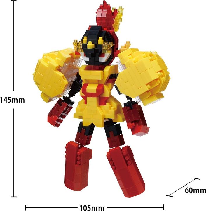 Actual product image Nanoblock Pokémon Carmadura/Crimanzo