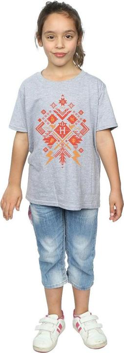 Image du produit - T-shirt CHRISTMAS FAIR ISLE - Fille (140, 146)