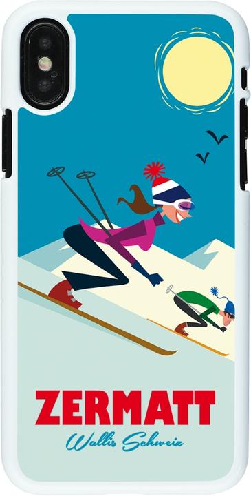 Actual product image PhoneLook Cover white Zermatt Ski Downhill (Apple iPhone XS, Apple iPhone X)