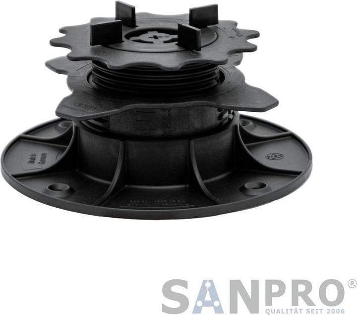Produktbild Sanpro Stelzlager? höhenverstellbar für Terrassenplatten & Schnellverschluss 35-75 mm