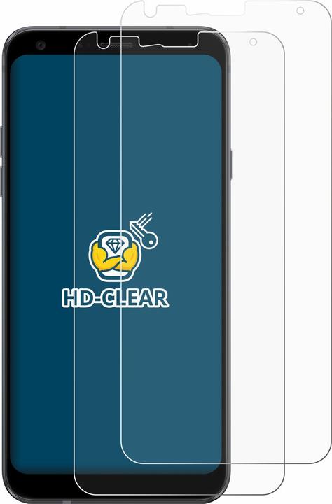 Actual product image BROTECT Screen Protector Clear (2 Piece, LG Q7)