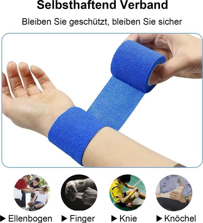 Image du produit ASMI 2 Stück selbsthaftender elastischer Pflasterverband (2 x)