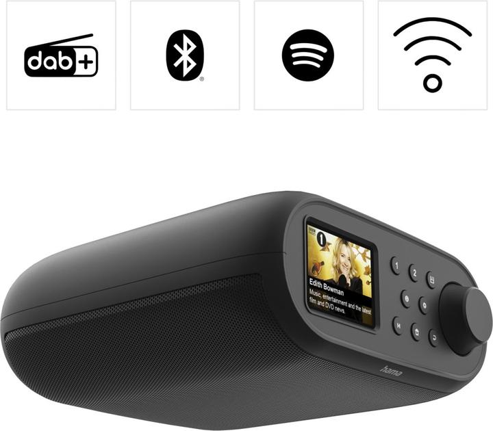 Image du produit Hama DIR400 (DAB+ DAB, FM, Webradio, WiFi, Bluetooth)