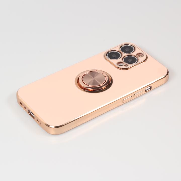 Actual product image PhoneLook Coque Gel Bronze avec anneau (Apple iPhone 13 Pro)
