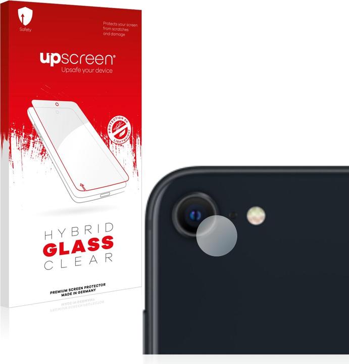 Actual product image upscreen Scratch Shield Glass (1 Piece, Apple iPhone SE (3rd Gen))