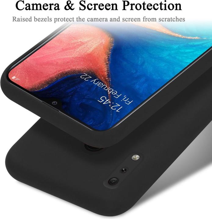 Actual product image Cadorabo TPU Liquid Silicone Case Cover (Samsung Galaxy A20, Samsung Galaxy M10s, TCL A30)