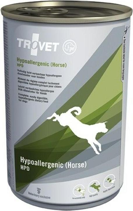 Actual product image Trovet Hypoallergenic HPD with horse - wet food for dogs - 400 g (Adult, 1 pcs., 400 g)