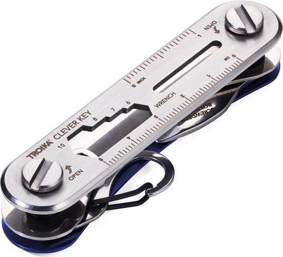 Produktbild Troika CLEVER KEY Organizer für max. 6 Schlüssel, 6 Zusatzfunktionen, blau