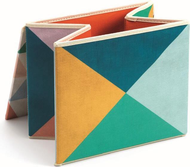 Actual product image Djeco Storage Box Geometric