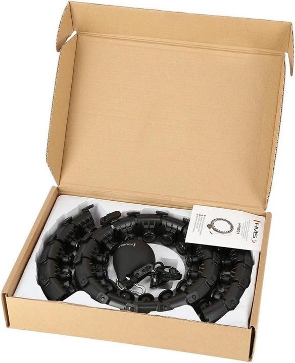 Immagine prodotto HMS HHW01 Nero HULA HOOP CON PESO (1250 g)