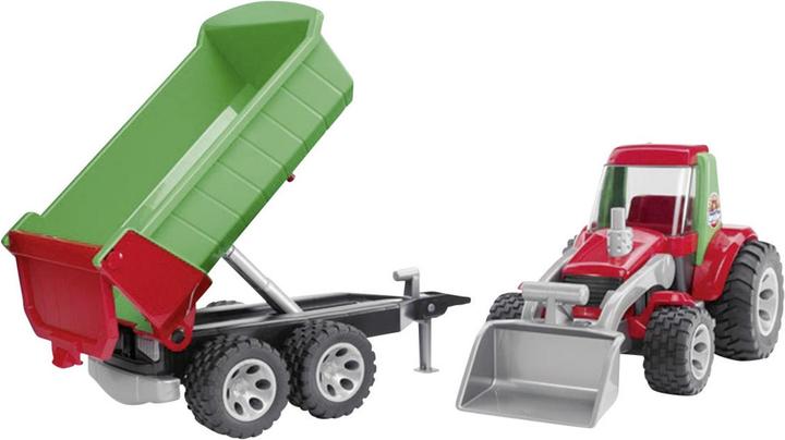 Produktbild Bruder Roadmax Traktor mit Frontlader und Kippanhänger