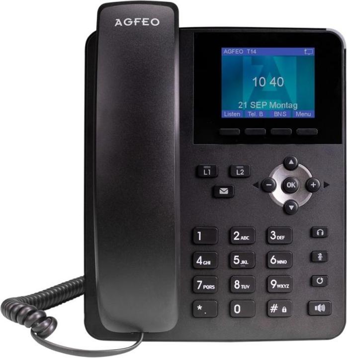 Actual product image Agfeo T 14 - VoIP telephone - SIP - 2 lines