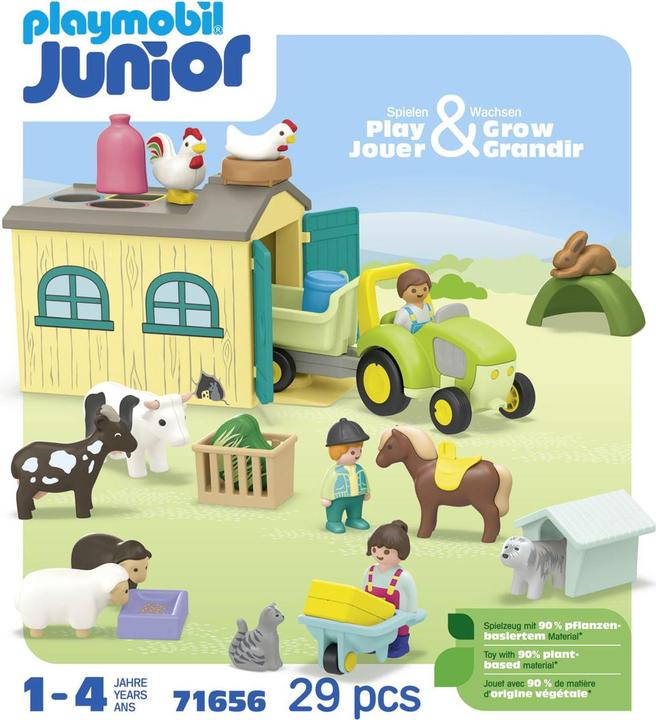Produktbild Playmobil Bauernhof-Abenteuer Traktor (71656)