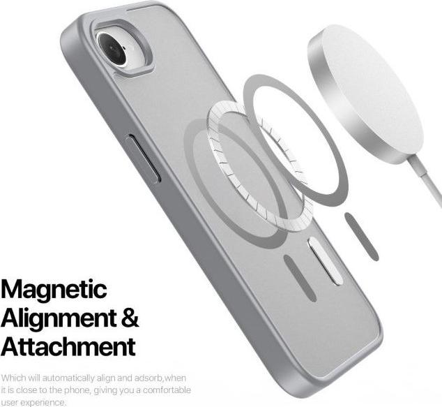 Produktbild Dux Ducis iPhone SE (2025) Compatible with MagSafe Case - Grey (Apple iPhone 16e)