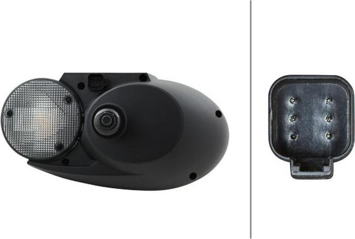 Immagine prodotto Hella 18 Faro alogeno sinistro a 6 poli per CATERPILLAR