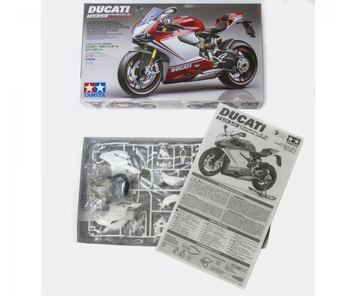 Image du produit Tamiya Modèle réduit de moto 1:12 Ducati 1199 Panigale S Tricolore