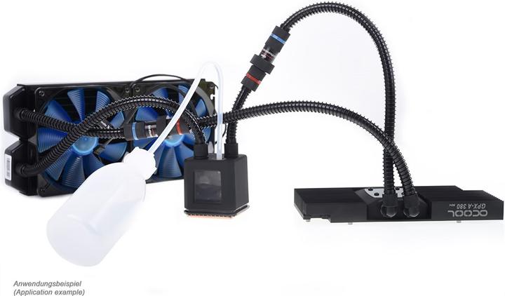 Immagine prodotto Alphacool Eisbaer GPX Extension Set 90° (tubo e connettori) (0.32 m, Materiale sintetico)