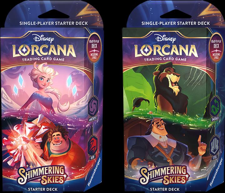 Actual product image Disney Lorcana Trading Card Game: Set 5 - Starter Deck A (English) (English, Booster display)