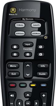 Actual product image Logitech Harmony 350 (Universal remote control, Infrared)