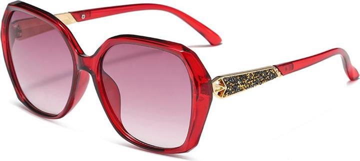 Immagine prodotto Techsuit - Sunglasses Polarized (5599) - for Women with UV Protection, PC - Red