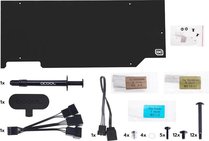 Produktbild Alphacool Eiswolf 2 GPU AIO 360mm RTX 3080/3090 Ventus mit Backplate