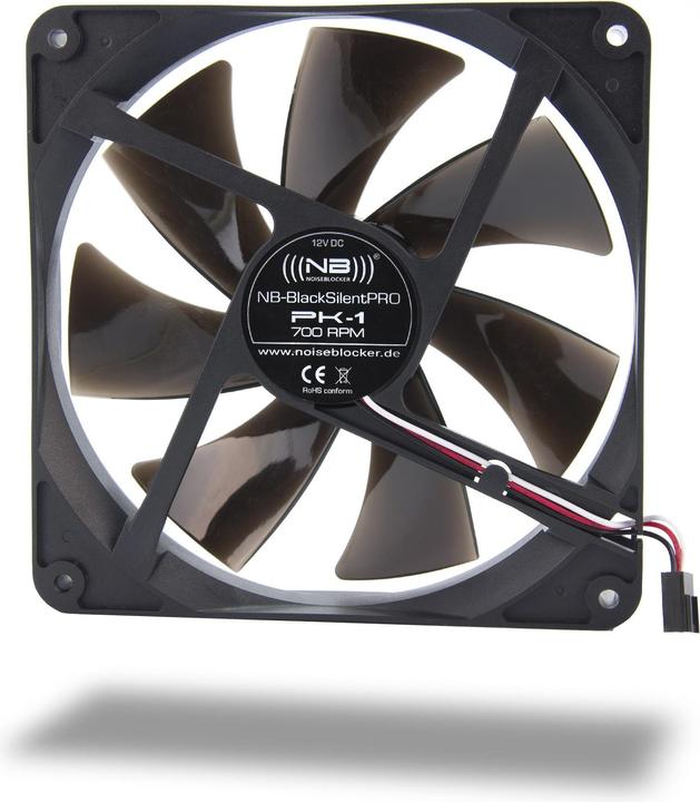 Actual product image Noiseblocker BlackSilentPro PK1 (140 mm, 1 x)