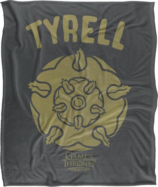 Actual product image Game of Thrones Tyrell Crest Blanket (152 x 127 cm)