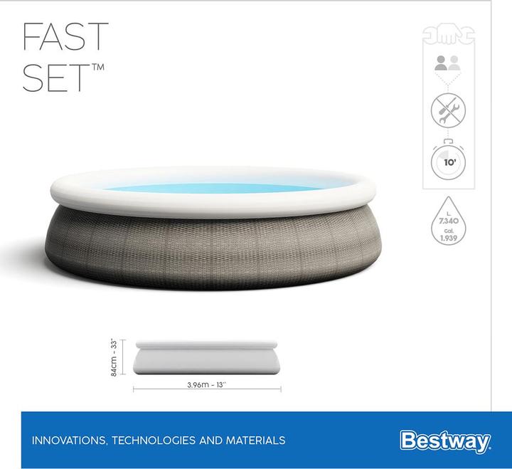 Actual product image Bestway Fast Set (396 x 84 cm)