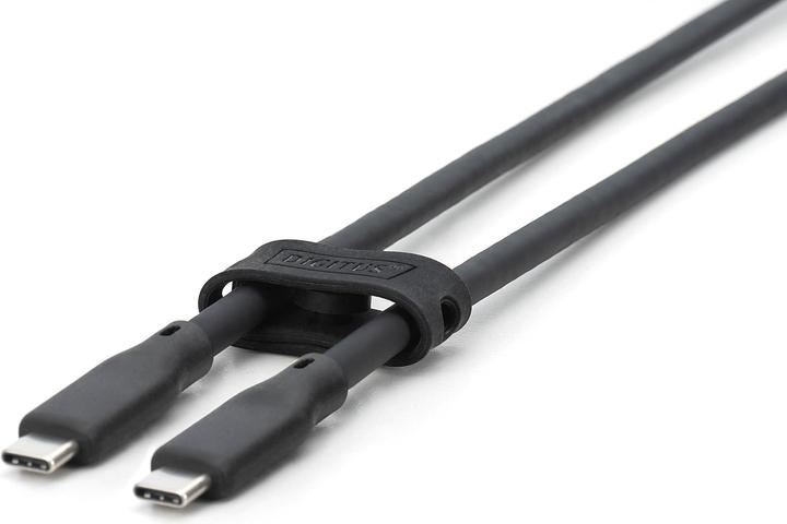 Actual product image Digitus USB silicone cable, USB 10Gbps, 0.5m, black (0.50 m, USB 3.2 Gen 2)
