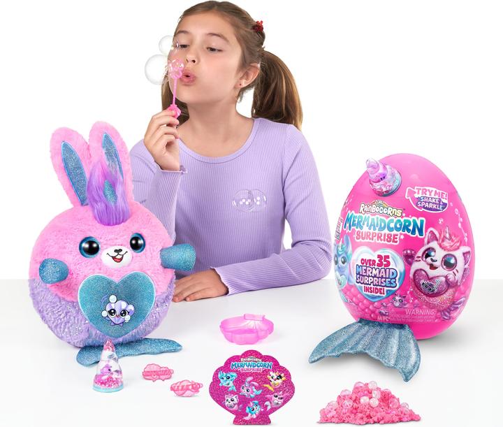 Produktbild Zuru Plüsch Rainbocorns - Mermaidcorn Surprise assortiert (28 cm)