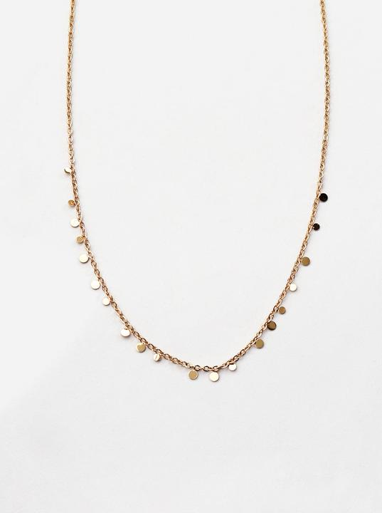 Tara Style Boho Coins Halskette - Halskette (waterproof) (18k Edelstahl vergoldet, 100% wasserfest)