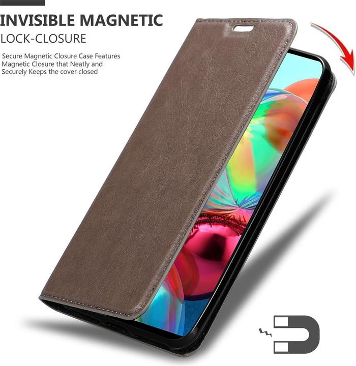 Produktbild Cadorabo Book Invisible Magnet Cover (Samsung Galaxy A72 5G)