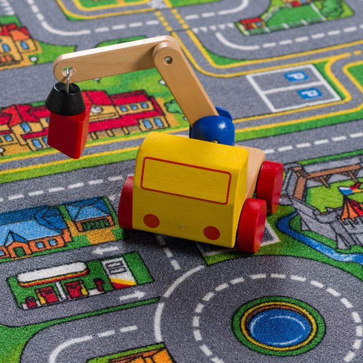 Image du produit Snapstyle Tapis de jeu pour enfants Terrain d'aventure (200 x 200 cm)