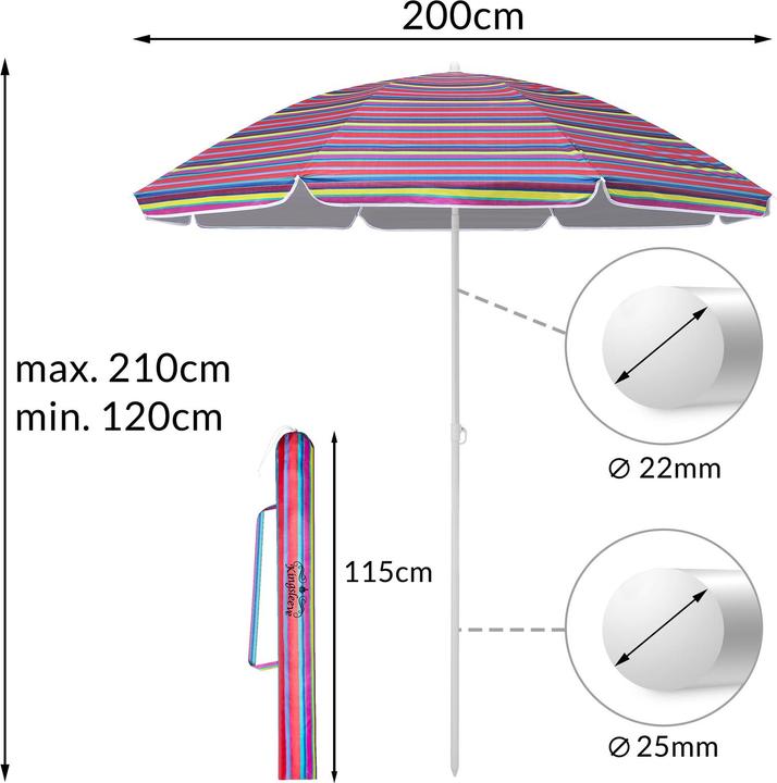Produktbild Kingsleeve Sonnenschirm (2 m)