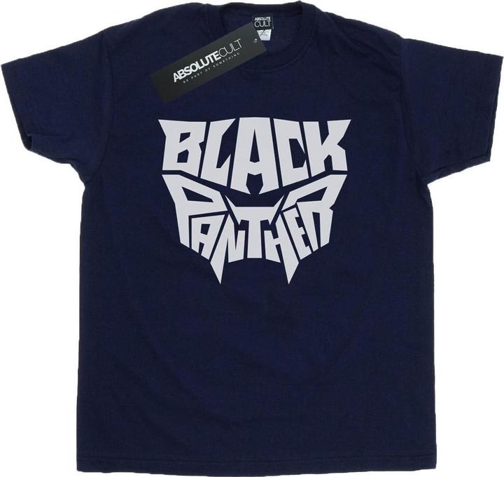 Immagine prodotto Maglietta Black Panther Uomo con emblema con parola (L)