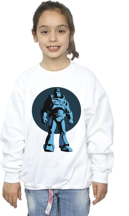 Actual product image Disney Girls Lightyear Buzz Standing Circle Sweatshirt (104)