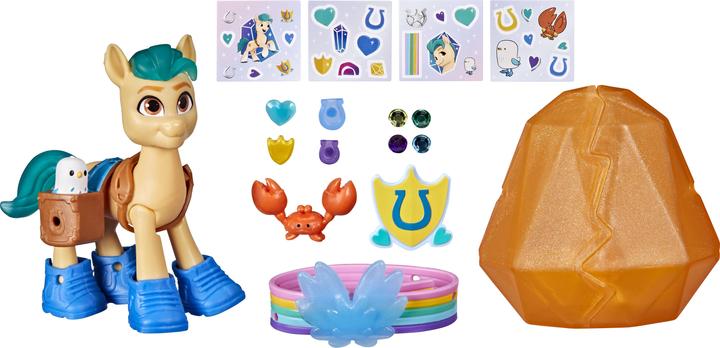 Actual product image My Little Pony A new generation crystal adventure Hitch Trailblazer, 7.5 cm high pony with exercises