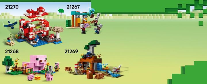 Produktbild LEGO Das Pilzkuh-Haus (21270, LEGO Minecraft)