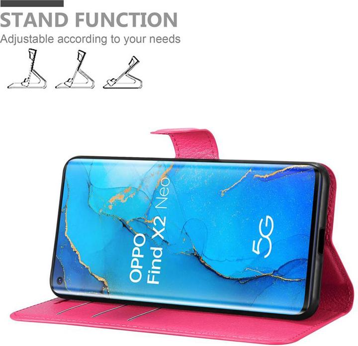 Produktbild Cadorabo Book mit Standfunktion Cover (Oppo Find X2 Neo)