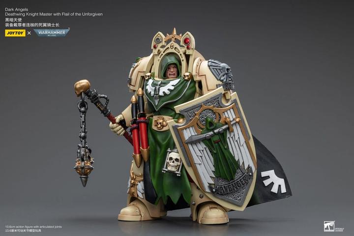Produktbild Joy Toy Warhammer 40k Actionfigur 1/18 Dark Angels Deathwing Knight Master with Flail of the Unforgiven 12 c