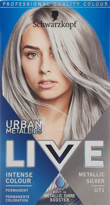 Immagine prodotto Schwarzkopf Live Colore intenso U71 Argento metallizzato (Argento)
