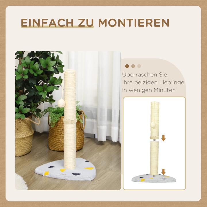 Actual product image Jamb Scratching post (62 cm, Light grey+beige)