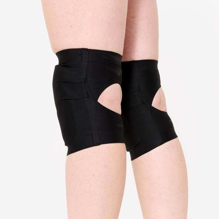 Actual product image Domyos Tanz-Knieschoner Kinder/Erwachsene mit Gel - schwarz (L, Knee pad, Pair)