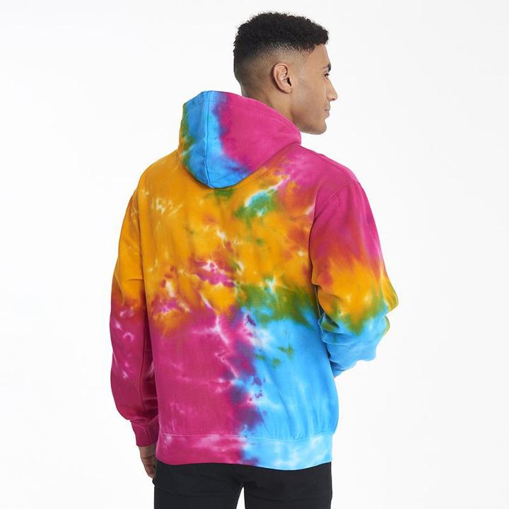 Immagine prodotto Colortone Kvinnor Felpa con cappuccio arcobaleno Batik Look (S)