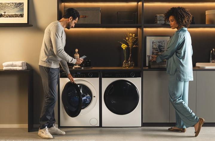 Produktbild Haier I-Pro Serie 5 HW100-B14959U1 Frontlader-Waschmaschine 10 kg 1400 U/min Weiss (10 kg, Links, EU-Stecker)