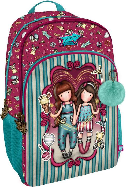 Immagine prodotto Gorjuss Zaino scuola Fireworks rosso granata (29 x 45 x 17 cm)