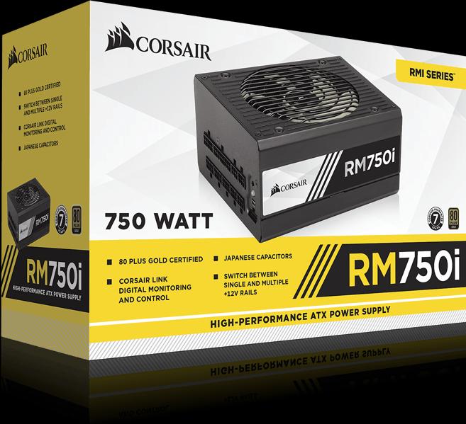 Actual product image Corsair RM750i (750 W)
