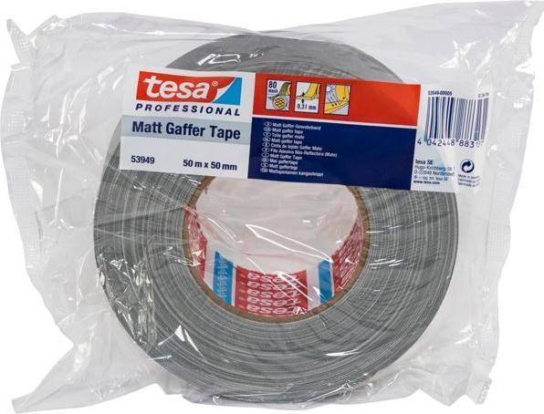 Produktbild tesa Gewebeband matt 80mesh 50:50 silber (50 mm)