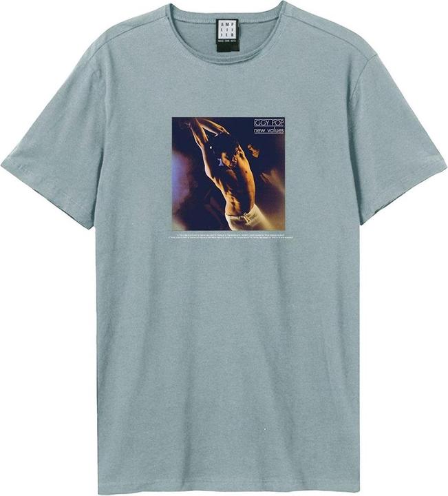Immagine prodotto Amplified Maglietta unisex adulti New Values Iggy Pop Back Print (S)
