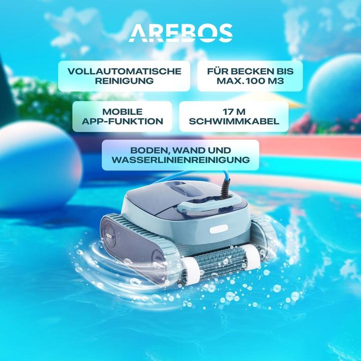 Actual product image Arebos Pool robot